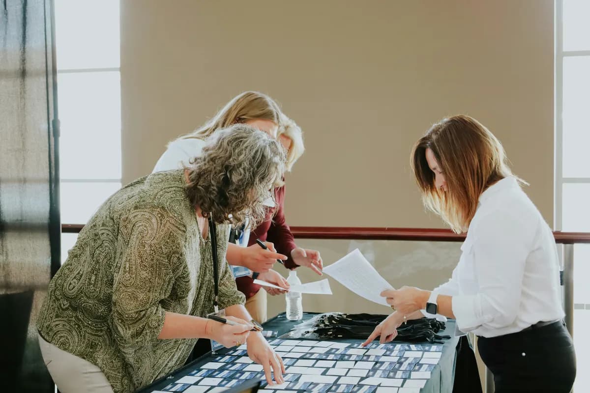 stakeholders in a meeting